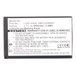 LGIP-430N Batteri til LG G320 / 990G (Kompatibelt)