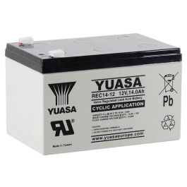 REC14-12 - 12V 14Ah Yuasa Cyklisk Blybatteri