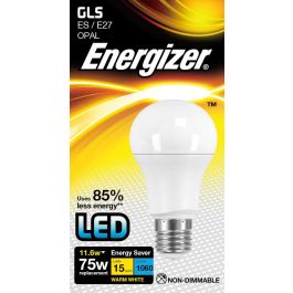 Energizer E27 LED standardpære 11W (1060lm), 2700K, Varm hvid