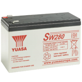 SW280 12V 9Ah - Yuasa Blybatteri (High-Drain specielt til UPS-Systemer)