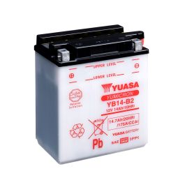 Yuasa YB14-B2 12V Batteri til Motorcykel