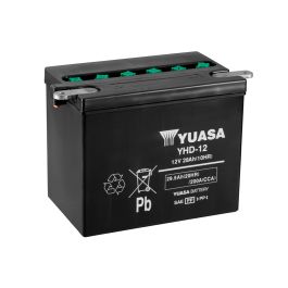 Yuasa YHD-12 (Uden Syre) 12V Batteri til Motorcykel