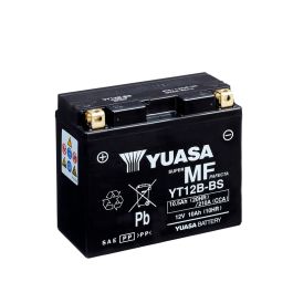 Yuasa YT12B-BS 12V AGM Batteri til Motorcykel
