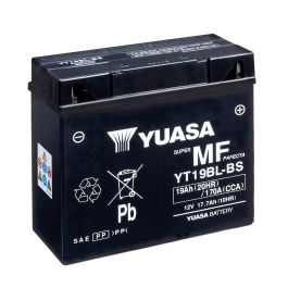 Yuasa YT19BL-BS 12V AGM Batteri til Motorcykel