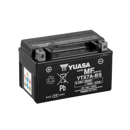 Yuasa YTX7A-BS 12V AGM Batteri til Motorcykel