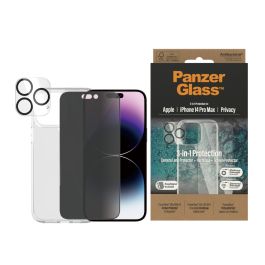 PanzerGlass Privacy Skærmbeskyttelse Apple iPhone 14 Pro Max | Ultra-Wide Fit w. EasyAligner