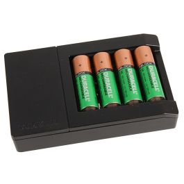 Duracell CEF15 Ultra hurtig 15 minutters Lader + 4 stk AA Active Charge batterier