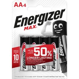 Energizer Max AA/LR06 alkaline batterier – 4 stk.