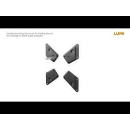 Motoriseret og foldbart SMART TV-loftbeslag m/ app & remote, 23"- 65"