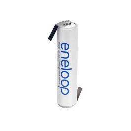 Panasonic eneloop genopladeligt AAA / R03 batteri med Z-loddeflig - 1 stk.