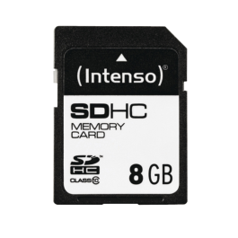 Intenso 8GB SDHC Hukommelseskort Class 10