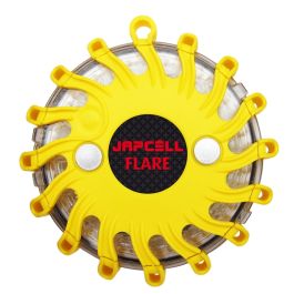 Japcell FLARE Genopladeligt Havariblink / Advarselslys / Skildpadde (1 stk.) – Uden Lader