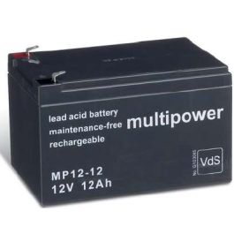 Multipower 12V - 12Ah 6.3mm (Back-Up)