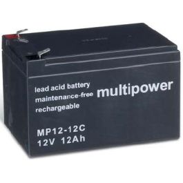 Multipower 12V - 12Ah batteri til el-drevne køretøjer