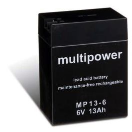 Multipower 6V 13Ah Batteri