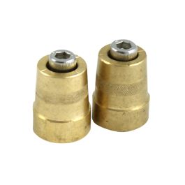 Polskruesæt til blybatterier - Sæt med 2 stk. - 6mm skruer