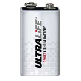 Ultralife Lithium 9V batteri (1200 mAh) (10 års batteri)