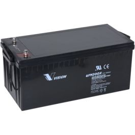 Vision 6FM200 AGM Deep Cycle - 12V 200Ah (forbrugsbatteri)