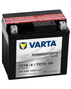 Varta 507 902 011 / 505 902 012 - 12V 5Ah (Motorcykelbatteri)