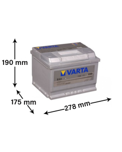 Varta E44 - 12V 77Ah (Bilbatteri)