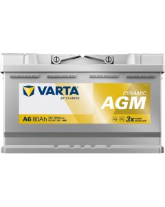 Varta A6 - 12V 80Ah (Start-Stop bilbatteri) (F21 gl. model)