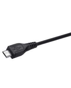 Duracell USB-A 2.0 til Micro USB lade- og datakabel, sort, 1m