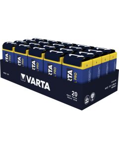 Varta Industrial Pro E / 9V 6LF22 Batteri - 20 Stk. Pakning