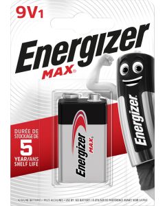 Energizer Max 9V / 522 Batteri (1 stk. Blister)