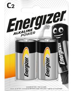 Energizer Alkaline Power C / E93 Batterier (2 Stk. Blister)