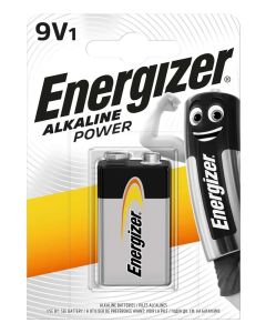 Energizer Alkaline Power 9V / 522 Batteri (1 Stk. Blister)