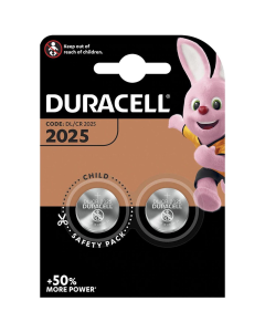 Duracell DL2025 / CR2025 knapcelle (2 stk.)