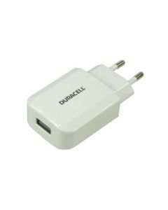 Duracell 230V til USB Oplader 2.1A eks. Kabel - Hvid