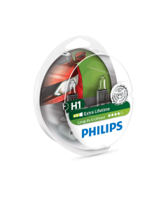 PHILIPS Bilpære H1 ECOVISION (LONGLIFE) - 2-PAK