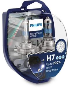 PHILIPS Bilpære H7 RACING VISION 150% 2-PAK