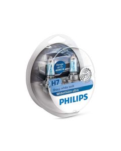 Philips Bilpære H7/W5W WhiteVision Ultra - 2 stk. (af hver model)