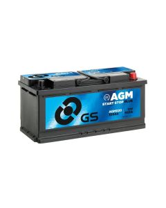 GS Yuasa AGM020 - 12V 105Ah (Start-Stop Bilbatteri)