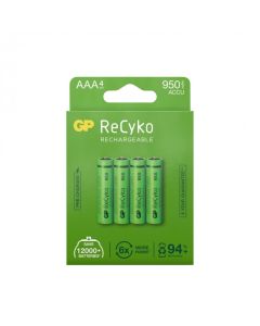 GP ReCyko+ AAA / R03 950mAh 1.2V (4 stk.)