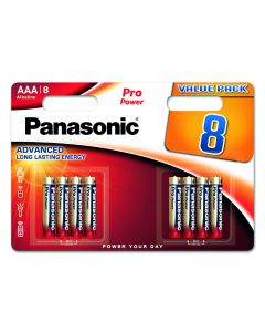 Panasonic Pro Power AAA Batterier 8 Stk. Blister