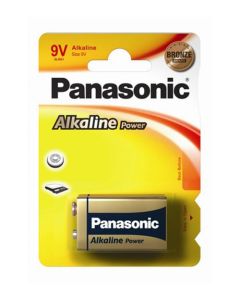 Panasonic Alkaline Power 9V Batteri - Blister