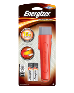 Energizer LED Lommelygte med Magnet håndholdt - inkl. batterier