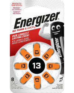 Energizer Høreapparat 13 Batterier (8 Stk. Pakning)