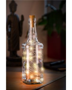 Goobay lyskæde til flaske med 20 LED lys 10 stk