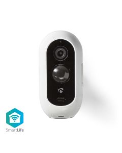 Nedis SmartLife udendørskamera Wi-Fi IP65 sensor Nattesyn Android/IOS Hvid