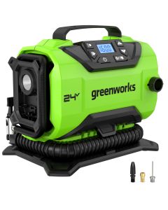 Greenworks G24IN Luftpumpe 24V - uden batteri og lader