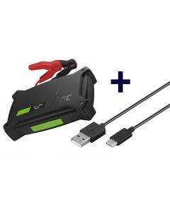 GreenCell GJSGC01 Booster/Bilstarter og ladefunktion - incl. USB kabel