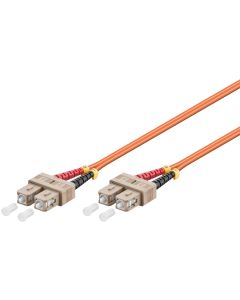 Goobay Fiberoptisk kabel, Multimode (OM2) – Orange – 1m