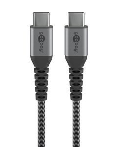 Goobay Forbindelseskabel USB-C – Sort-Grå – 0,5m