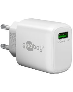 Goobay USB hurtig oplader QC3.0 (3A) hvid