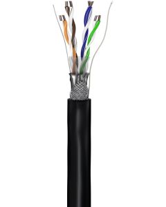 Goobay CAT 5e Netværkskabel SF/UTP – Sort – 100m