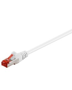 Goobay CAT 6 Patchkabel S/FTP – Hvid – 1m